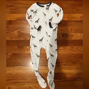 Kyte baby giraffe 18-24m full zip footie
